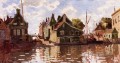 Canal en Zaandam Claude Monet